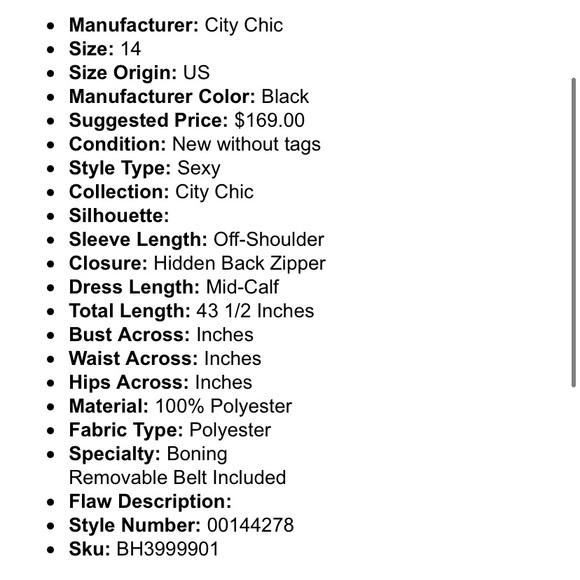 🎉 CCO🎉 City Chic Grace Kelly Hi-Low Cocktail Dress - Picture 3 of 11